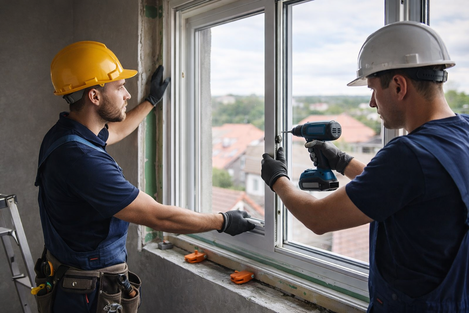 Fenstern aus Polen mit montage